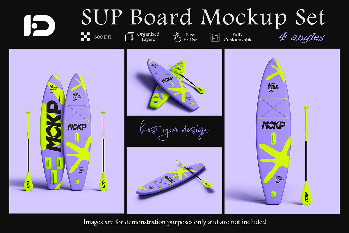 SUP Board Mockup Set, an Advertising Mockup by ForgeDesign (Photo 1 of 6)
