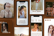 MILLEN Instagram Template, a Social Media Template by Inkofert (Thumbnail 2 of 10)