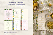 Amalfi Lemon Mediterranean Clipart, a Decorative Illustration by SunnJaneArt (Thumbnail 11 of 17)