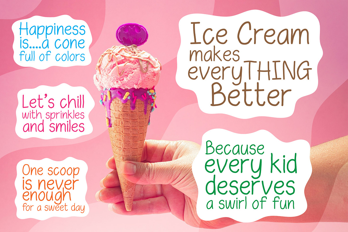 Snappy Child – Kids Handwriting Font, a Font by Mily Studio (Photo 8 of 10)