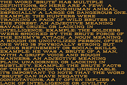 MWM Brute, a Serif Font by mikewillsmakes (Thumbnail 2 of 6)