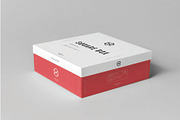 Square Shoe Box Mockup, a Packaging Mockup by DesignRushMarket (Thumbnail 4 of 7)
