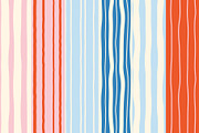 Hand-Drawn Stripe Pattern Set, a Pattern Graphic by Maryia's Store (Thumbnail 2 of 14)
