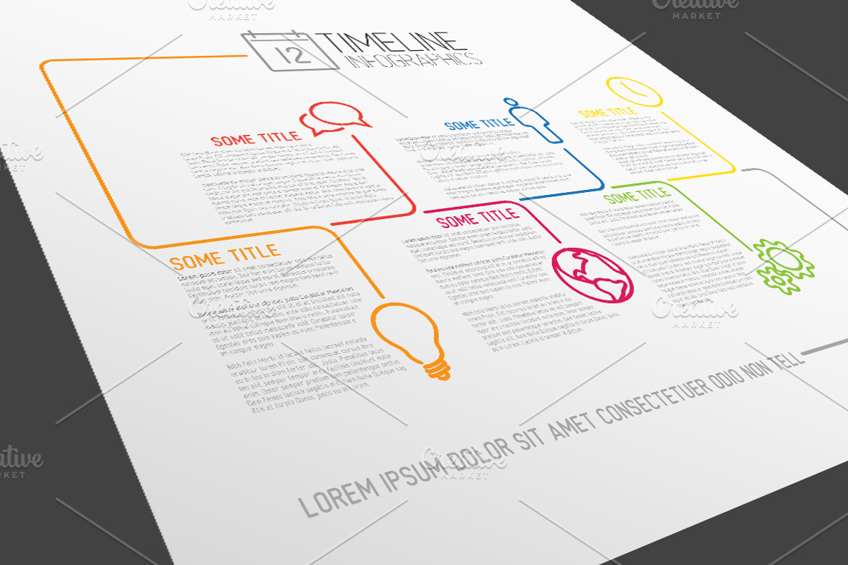 Timeline Vector Template, a Presentation Template by Orson