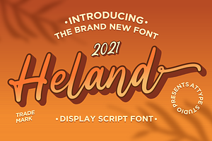 Heland - Display Script Font