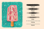 Mid Century Brushes For Procreate, a Brush Add-On by seamless team (Thumbnail 3 of 9)