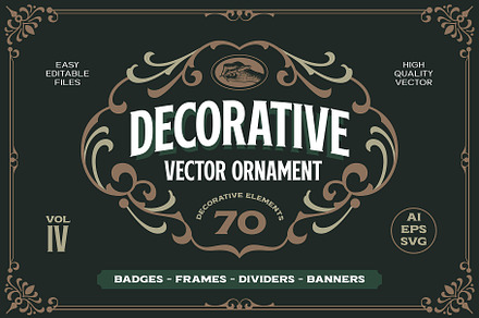 Victorian Ornament Vectors Vol. IV, a Graphic by Arterfak Project
