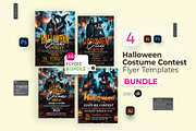 Halloween Costume Contest Bundle, a Flyer Template by Aam360 (Thumbnail 1 of 9)