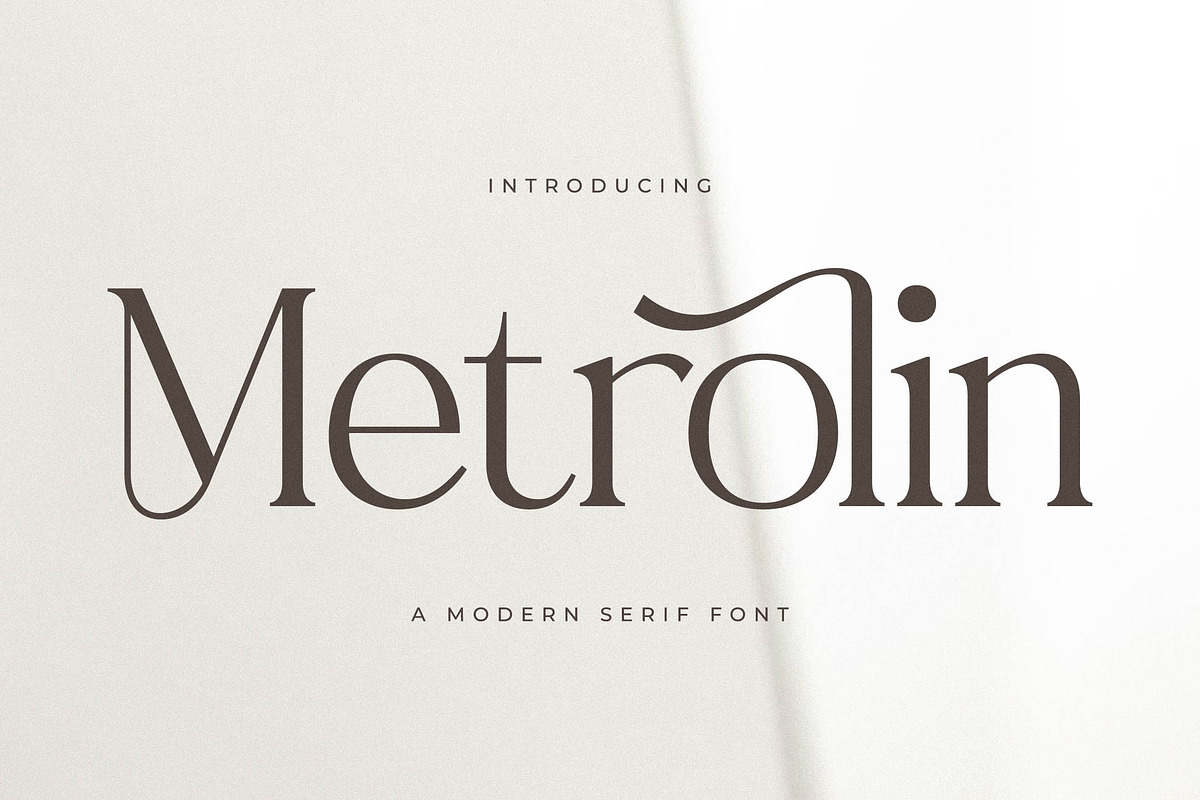 Metrolin Modern Serif Font, a Serif Font by Storytype Studio (Photo 1 of 15)
