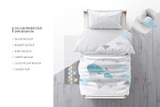 KIDS Fabric Mockup Pack 2, a Household Mockup by Yuri-U (Thumbnail 3 of 15)