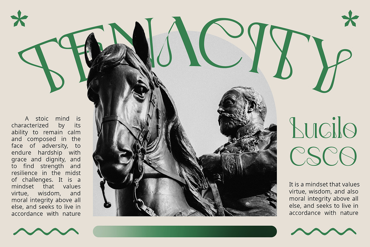 Lucilo – Art Noveau Font, a Serif Font by Craft Supply Co. (Photo 2 of 8)