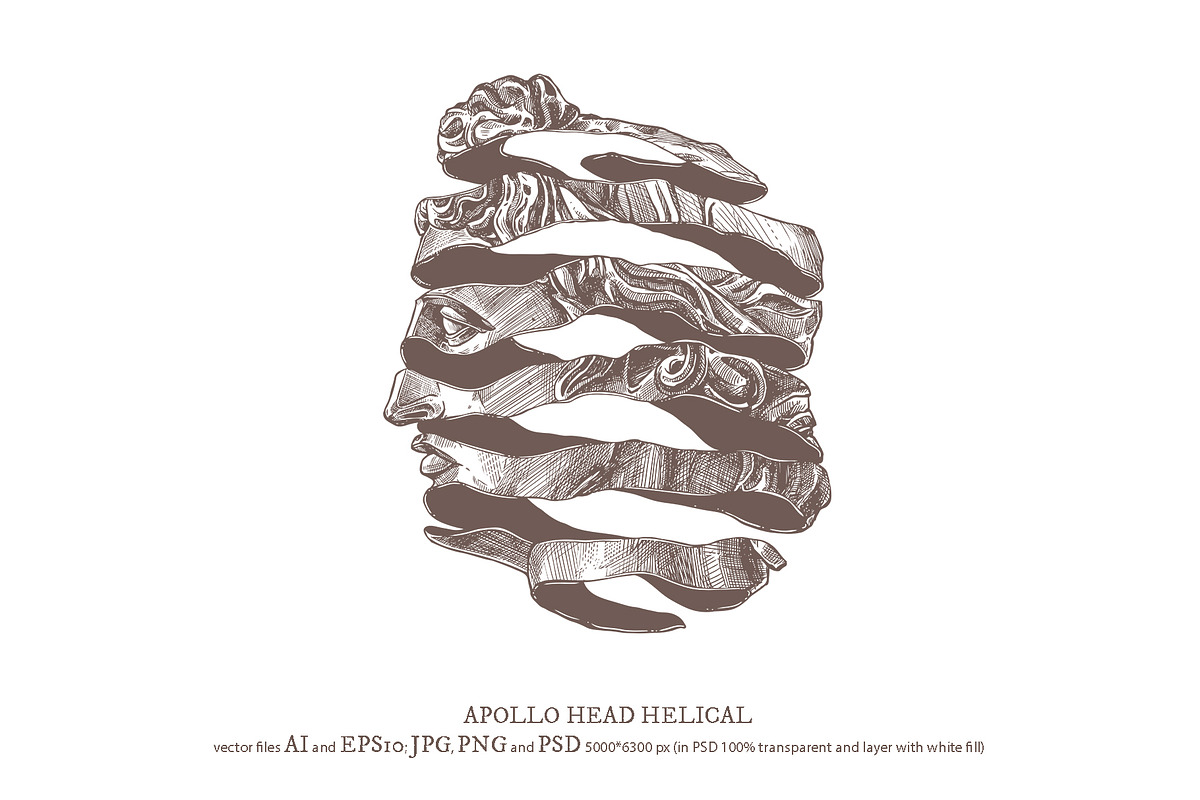 Apollo Belvedere Illustrations, an Illustration by alexrockheart (Photo 4 of 13)