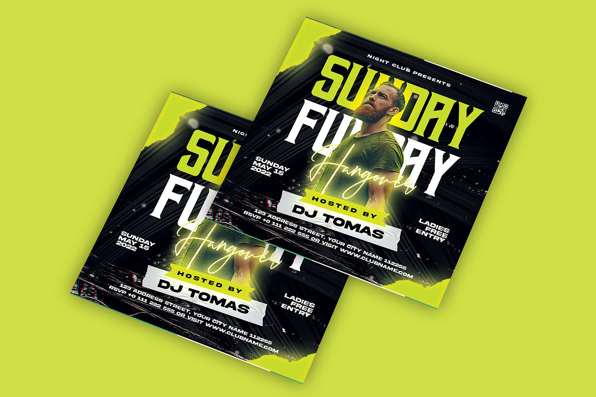 Flyer frenzy. Nightclub delight!, a Flyer Template by CocoDesign (Photo 2 of 2)