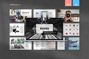 Boxes PowerPoint Template