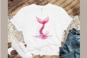 Watercolor Pink Nautical Clipart, an Illustration by Sublimation Artist (Thumbnail 4 of 6)