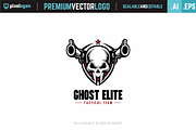 Ghost Elite Logo, a Branding & Logo Template by pixelogan (Thumbnail 1 of 3)