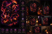 Witchy Black Cat, a Seasonal Illustration by HyeRi (Thumbnail 2 of 5)