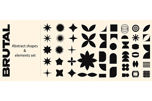 Abstract shapes and elements, an Object Illustration by Tati_Kli