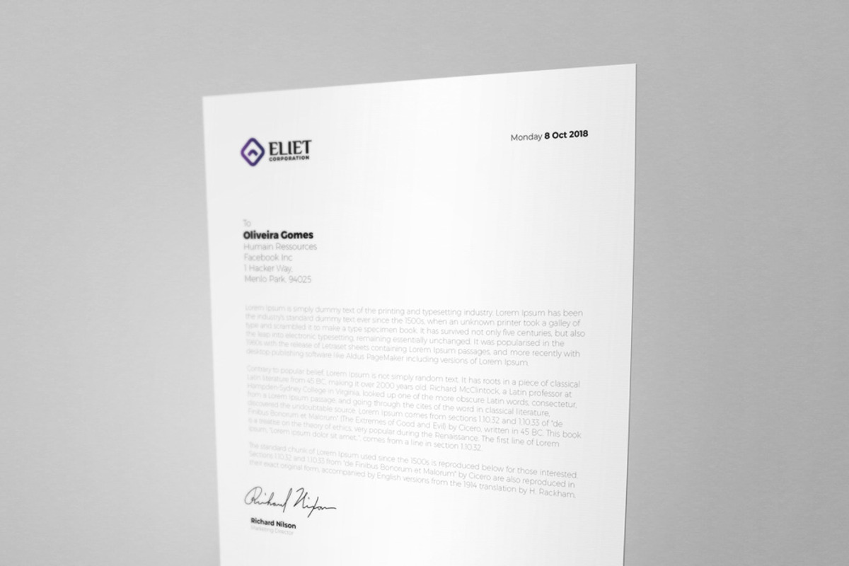 Letterhead, a Stationery Template by Design'sTRIBE (Photo 4 of 6)
