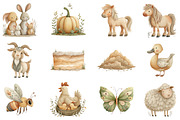 Family Farm animals baby collection, an Illustration by DreamCafeArt (Thumbnail 3 of 8)