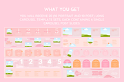 Pastel Instagram Carousel Templates, a Social Media Template by SunshineStudioBoutique (Thumbnail 7 of 10)