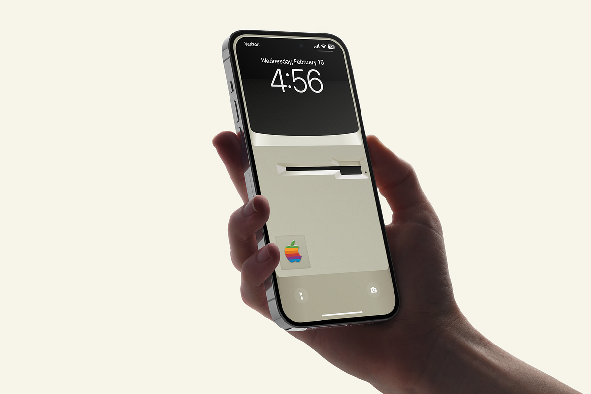Macintosh 128K iPhone Wallpaper, a Wallpaper Graphic by Obscure Shop (Photo 3 of 5)