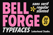 Bellforge Bold Sans, a Sans Serif Font by Letterhend Studio (Thumbnail 1 of 9)