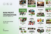 Nonprofit Social Media Marketing Kit, a Social Media Template by thedesignsource (Thumbnail 1 of 5)
