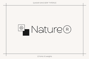 SALE! Quasar Sans Serif Typeface