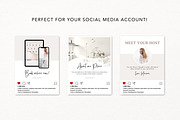 Airbnb Instagram Templates Canva, a Social Media Template by DeeBeeDesign (Thumbnail 8 of 10)