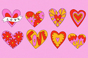 PSYCHEDELIC HEARTS-INSTAGRAM CREATOR, an Illustration by okchizh (Thumbnail 6 of 14)