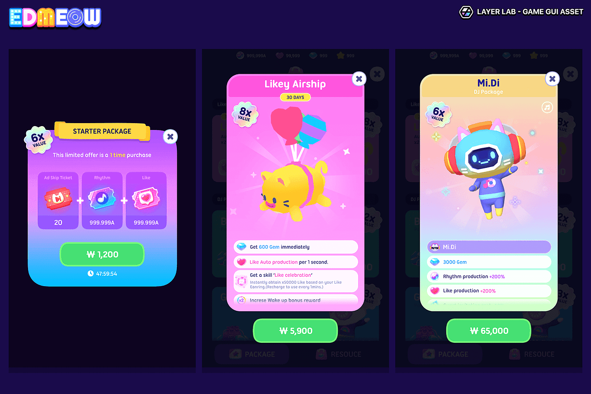 GUI - Neon2, an UI Kit Template by LAYERLAB (Photo 23 of 34)