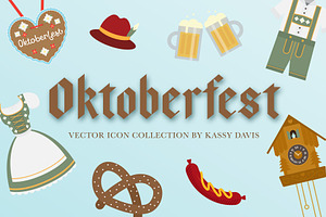 'Oktoberfest' Vector Icon Collection
