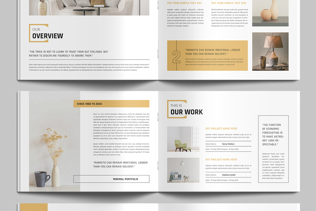 Portfolio Template Landscape, a Brochure Template by MightyDesign (Photo 4 of 9)