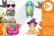 Summerween Sublimation PNG, a Seasonal Illustration by Artnoy (Thumbnail 10 of 18)