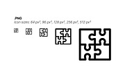 50 Gaming Icons, an Outline Icon by Side Project (Thumbnail 4 of 7)