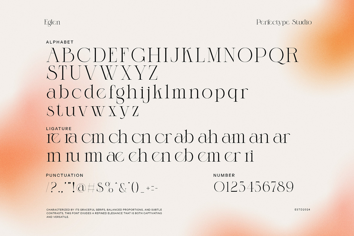 Eglen Elegant Serif Font, a Serif Font by Perfectype (Photo 8 of 8)