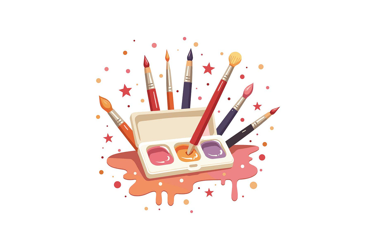 Happy Sparkle Apple Mascot, an Object Graphic by Designs_River (Photo 6 of 13)