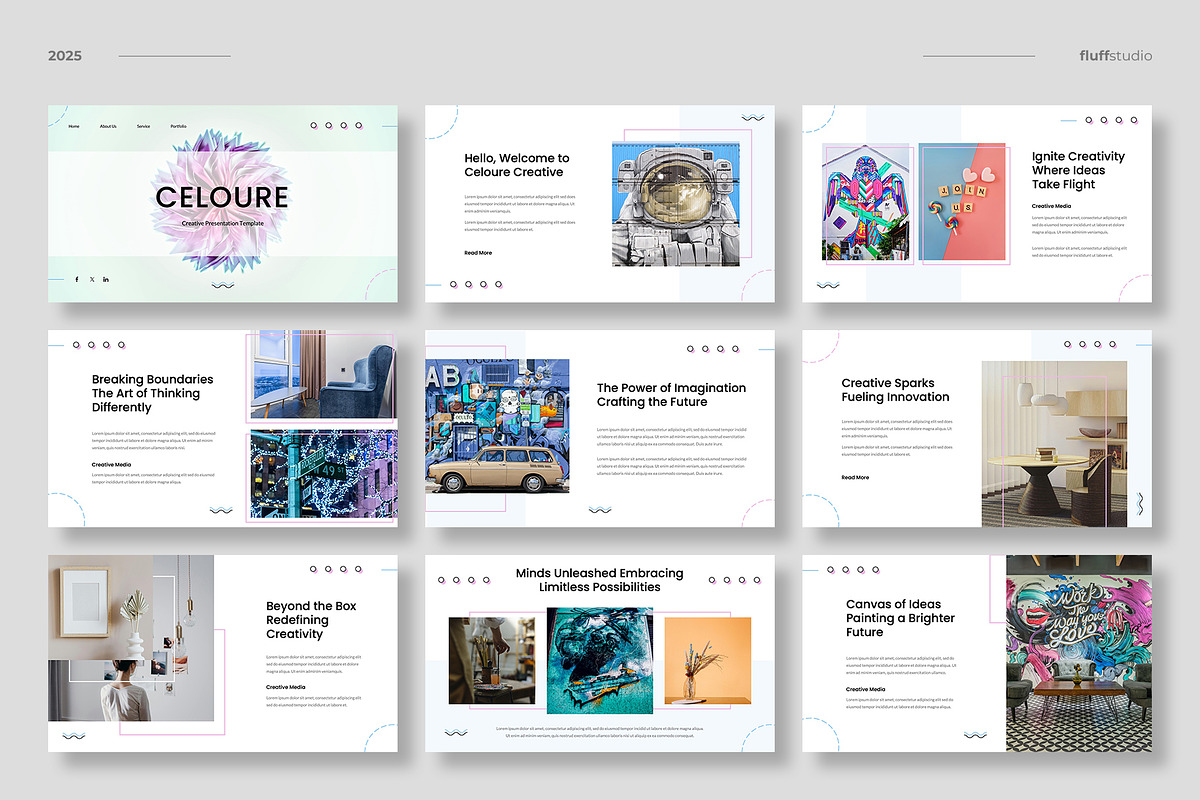 Creative Business Google Slides, a Presentation Template by fluffstudio (Photo 2 of 5)