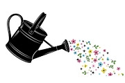 Watering Can Silhouette Bundle, an Illustration by Gaye Art (Thumbnail 28 of 31)