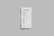 Receipt Mockup, a Books & Magazine Mockup by Graphic Deal (Thumbnail 3 of 6)