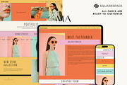 Retro Squarespace Website Template, a Squarespace Template by Mockup Art Atelier (Thumbnail 4 of 16)