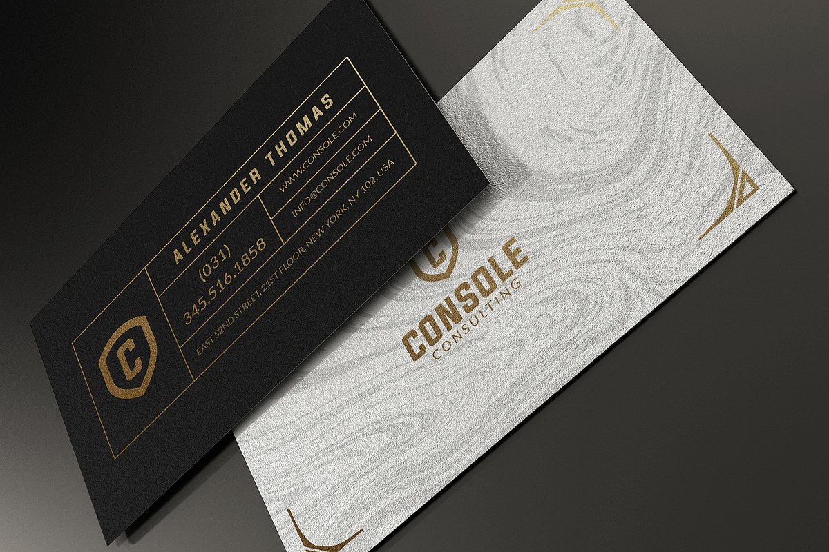 Classy Business Card, a Business Card Template by Marvel (Photo 1 of 5)