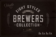The Brewers Font Collection, a Sans Serif Font by Hustle Supply Co. (Thumbnail 2 of 9)