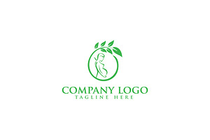 pregnant woman logo, a Branding & Logo Template by ArmanHossen75
