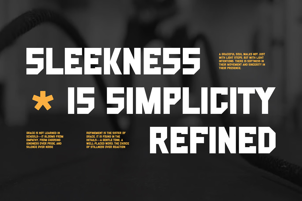 Spynetic - Athletic Display Font, a Sans Serif Font by Brand Earth (Photo 3 of 7)