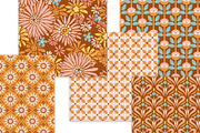 Marigold & Ginger 70s Patterns, a Pattern Graphic by Wild Twig Co (Thumbnail 2 of 7)
