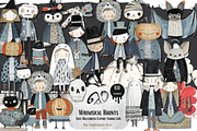 Whimsical Haunts: Cute Halloween, a Person Illustration by NiiiNArt (Thumbnail 1 of 6)