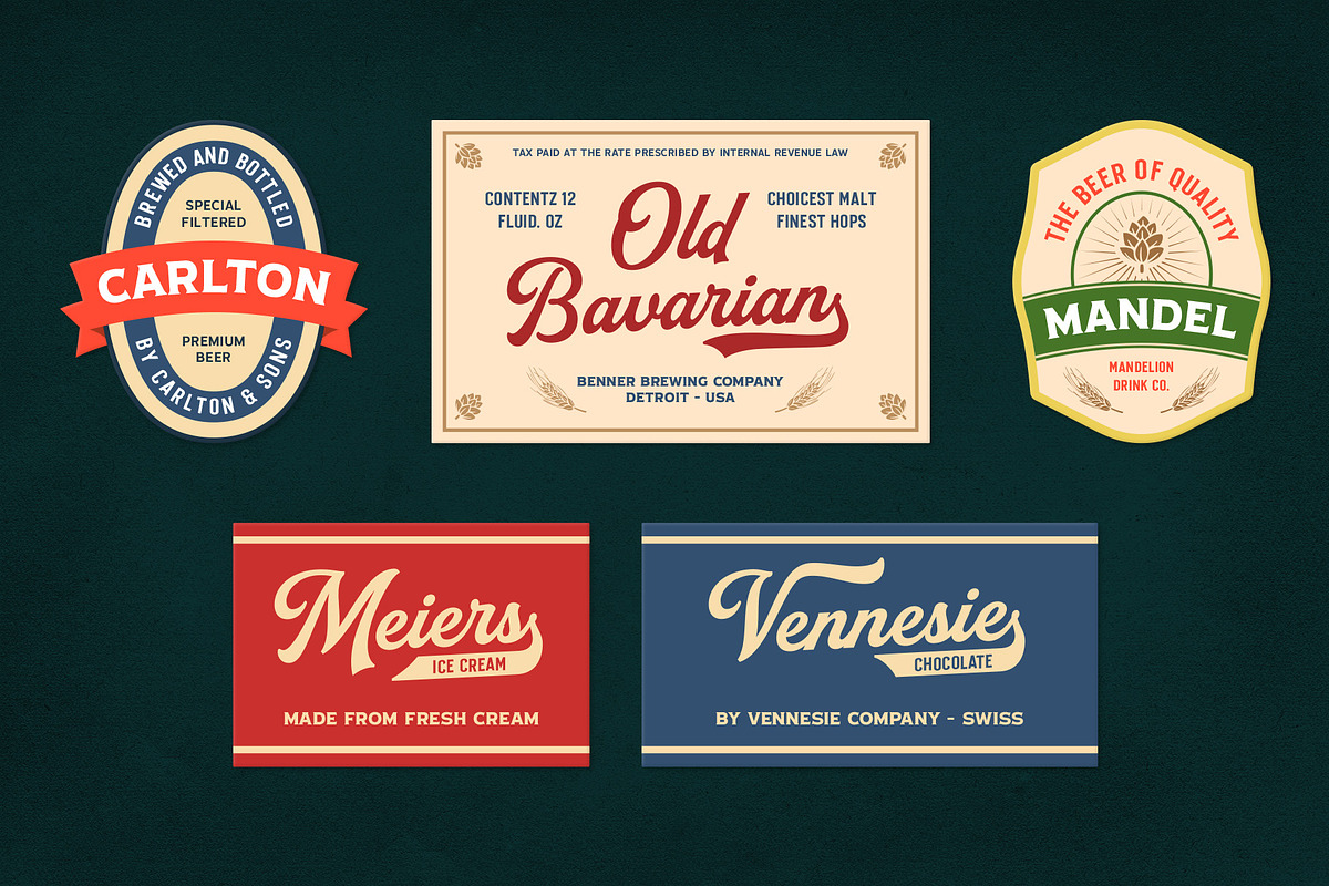 Rallington - Font Collection, a Script Font by iqbal habibi (Photo 9 of 11)