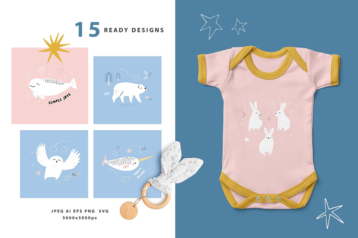 Nordic Animal Illustration, Patterns, an Animal Illustration by danceyourlife (Photo 8 of 9)